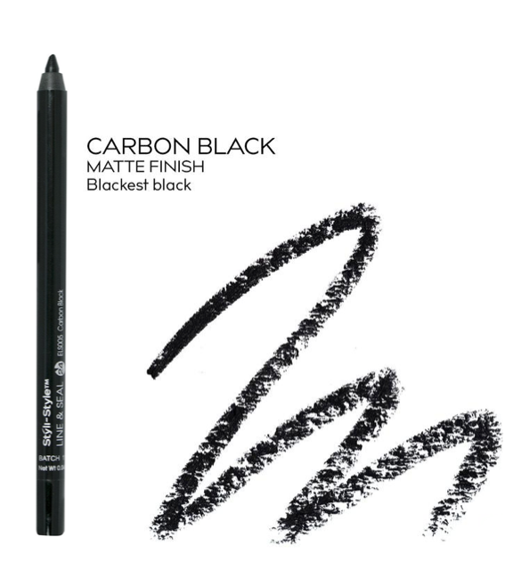 Styli-Style Line & Seal Semi-Permanent Eye Liner - Carbon Black (ELS005) - ADDROS.COM
