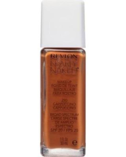 REVLON Nearly Naked Liquid Makeup Broad Spectrum SPF 20, Cappuccino 290, 1 Fluid Ounce - ADDROS.COM