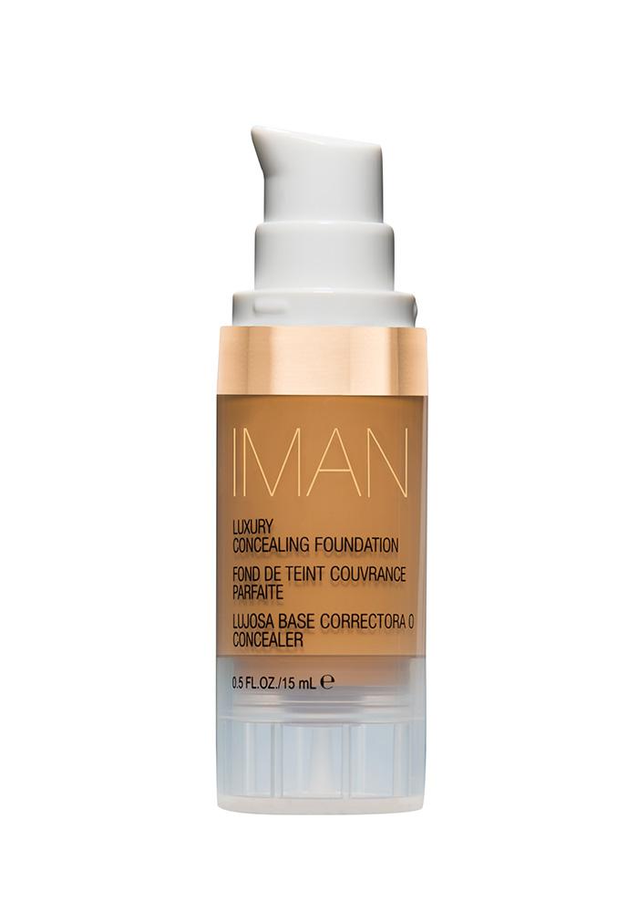 IMAN COSMETICS Luxury Concealing Foundation - Clay 4 - ADDROS.COM