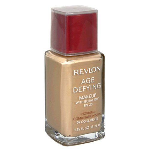 Revlon Age Defying Makeup with Botafirm, SPF 15, Dry Skin, Cool Beige 09, 10.25 Fluid Ounces (37 ml) - ADDROS.COM