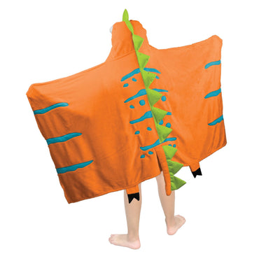 BEST BRANDS Kids Hooded Throw, Dinosaur  - 1-Piece - ADDROS.COM