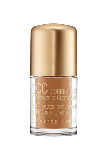 IMAN CC Correct & Cover Powder to Creme Concealer - Earth Medium - ADDROS.COM