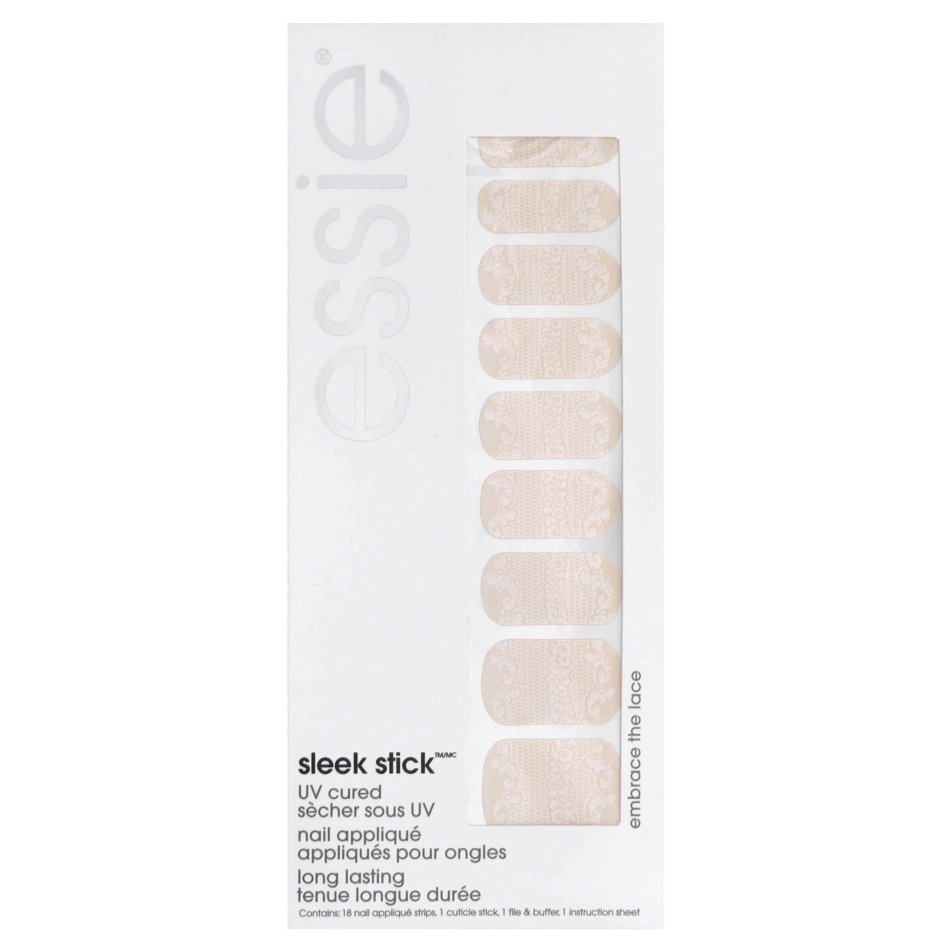 Essie Sleek Stick Nail Applique - Embrace the Lace 070 (1 kit) - ADDROS.COM
