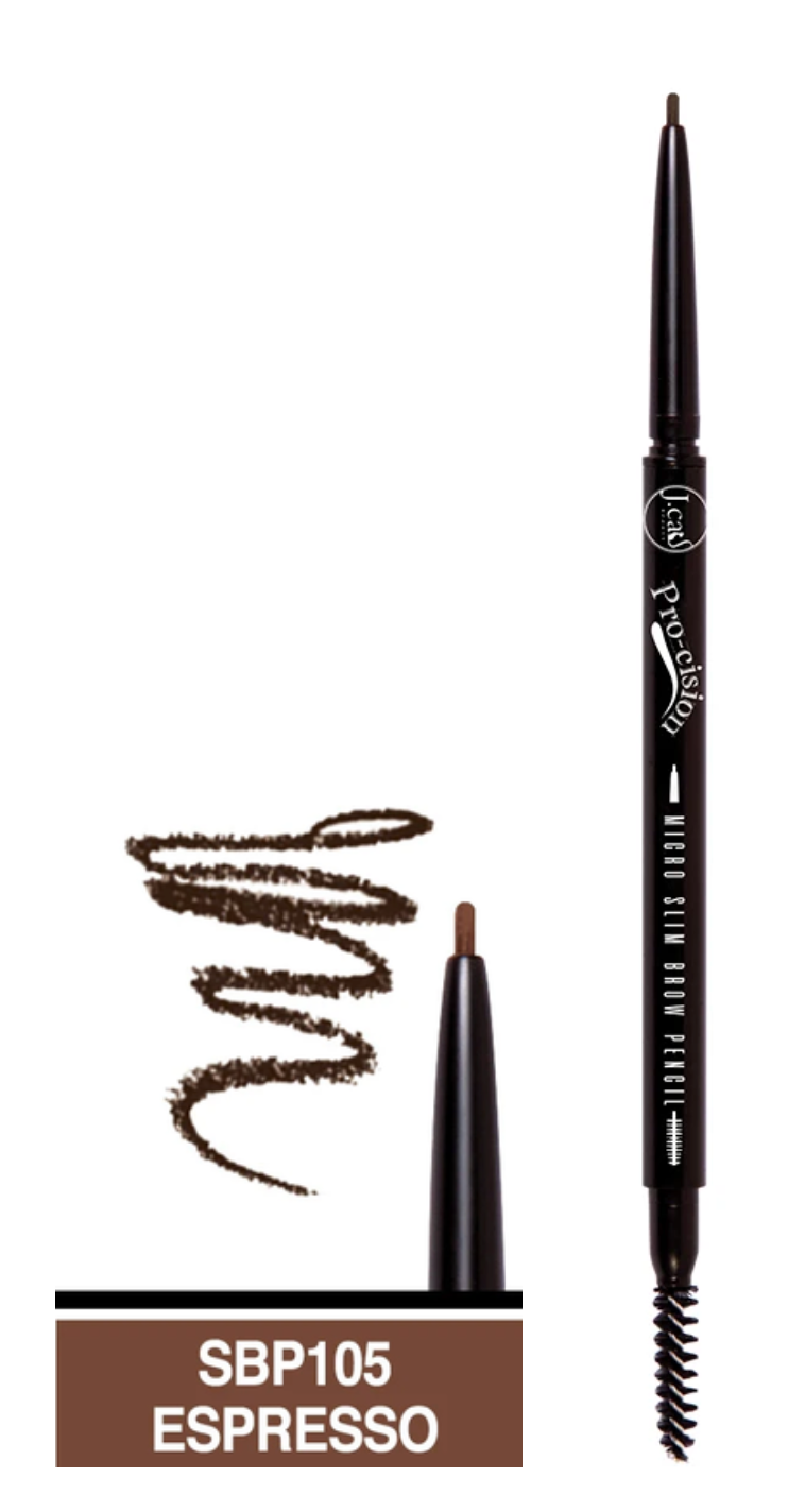 J.Cat Beauty Procision Micro Slim Brow Pencil - (SBP105) Espresso