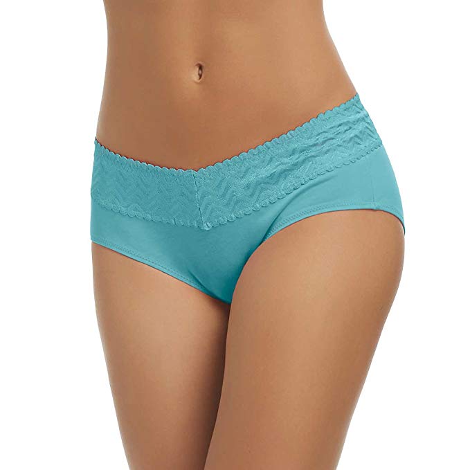 Gloria Vanderbilt Ladies' Hipster With Lace - Small (5-Pack) - ADDROS.COM
