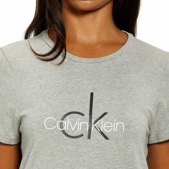 Calvin Klein Ladies' Fleece PJ Set - Gray