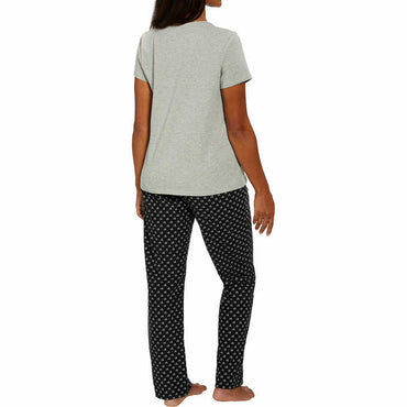 Calvin Klein Ladies' Fleece PJ Set - Gray