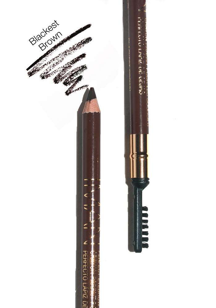 IMAN Perfect Eyebrow Pencil, Blackest Brown - ADDROS.COM