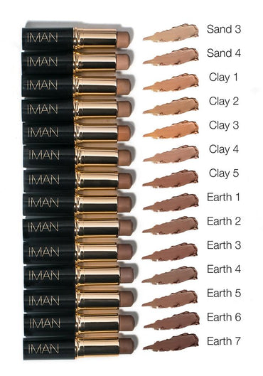 IMAN COSMETICS Second to None Stick Foundation - Clay 2 - ADDROS.COM