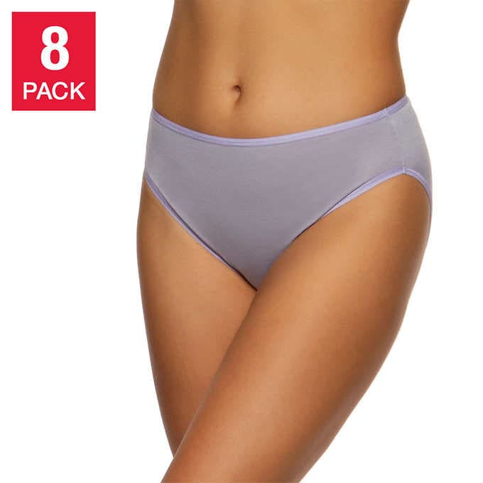 Felina Ladies Hi Cut Pant, Multi (8-pack)