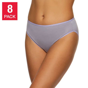 Felina Ladies Hi Cut Pant, Multi (8-pack)