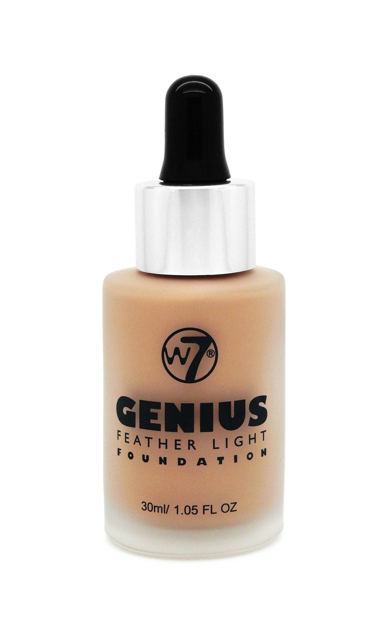 W7 Cosmetics Genius Feather Light Foundation - 1.05 Fl Oz (30 ml) - ADDROS.COM