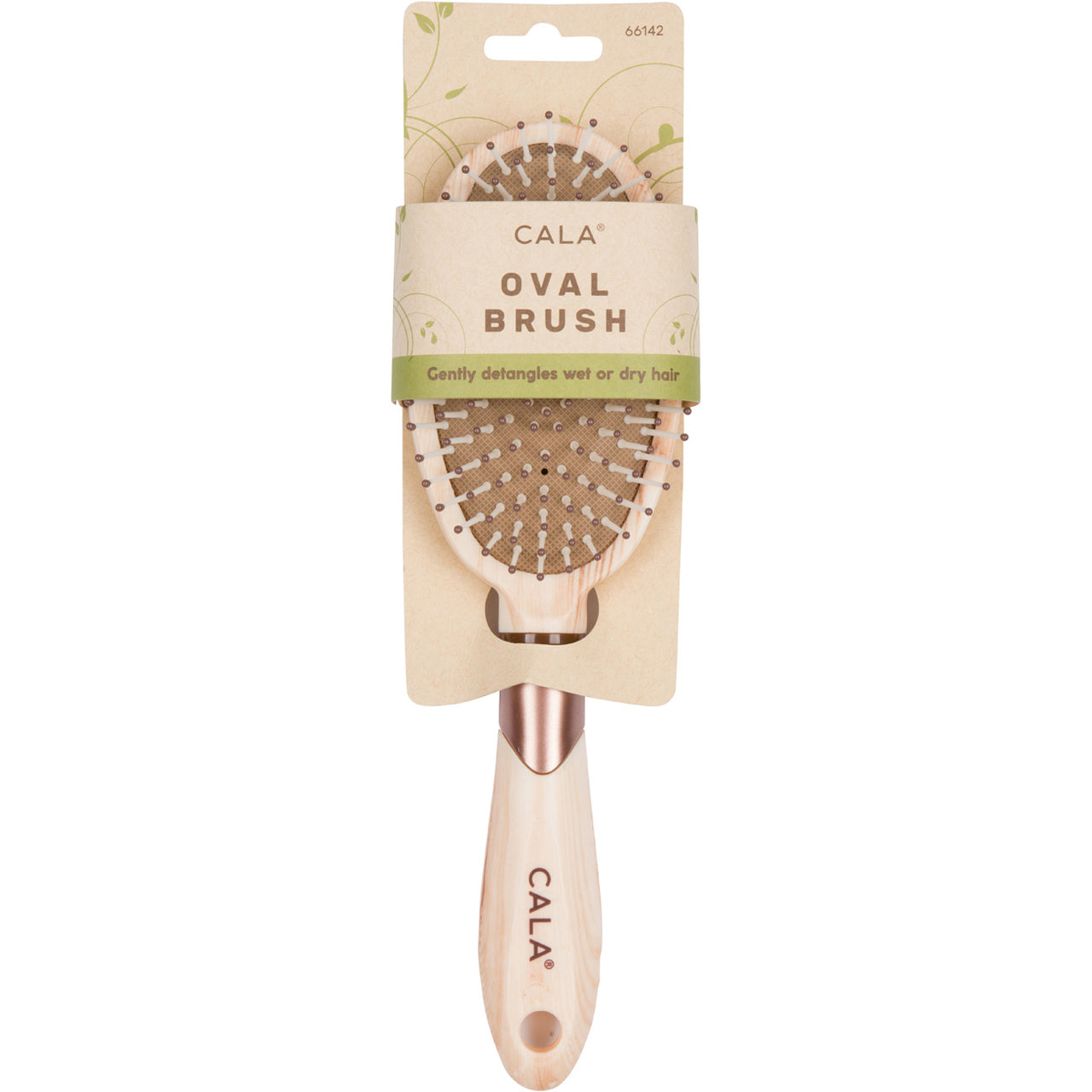 Cala Oval Cushion Brush, Detangle Wet or Dry Hair