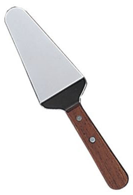 Adcraft Pie Server, Stainless Steel/Wood, 10"