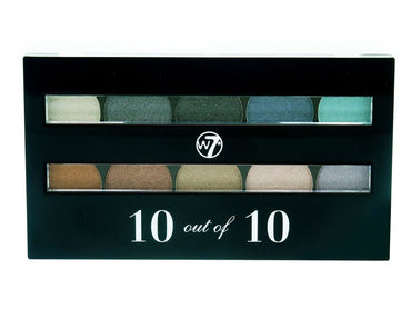 W7 COSMETICS Perfect 10 Out Of 10 Eyeshadow Palette, 0.35 oz / 10g - ADDROS.COM