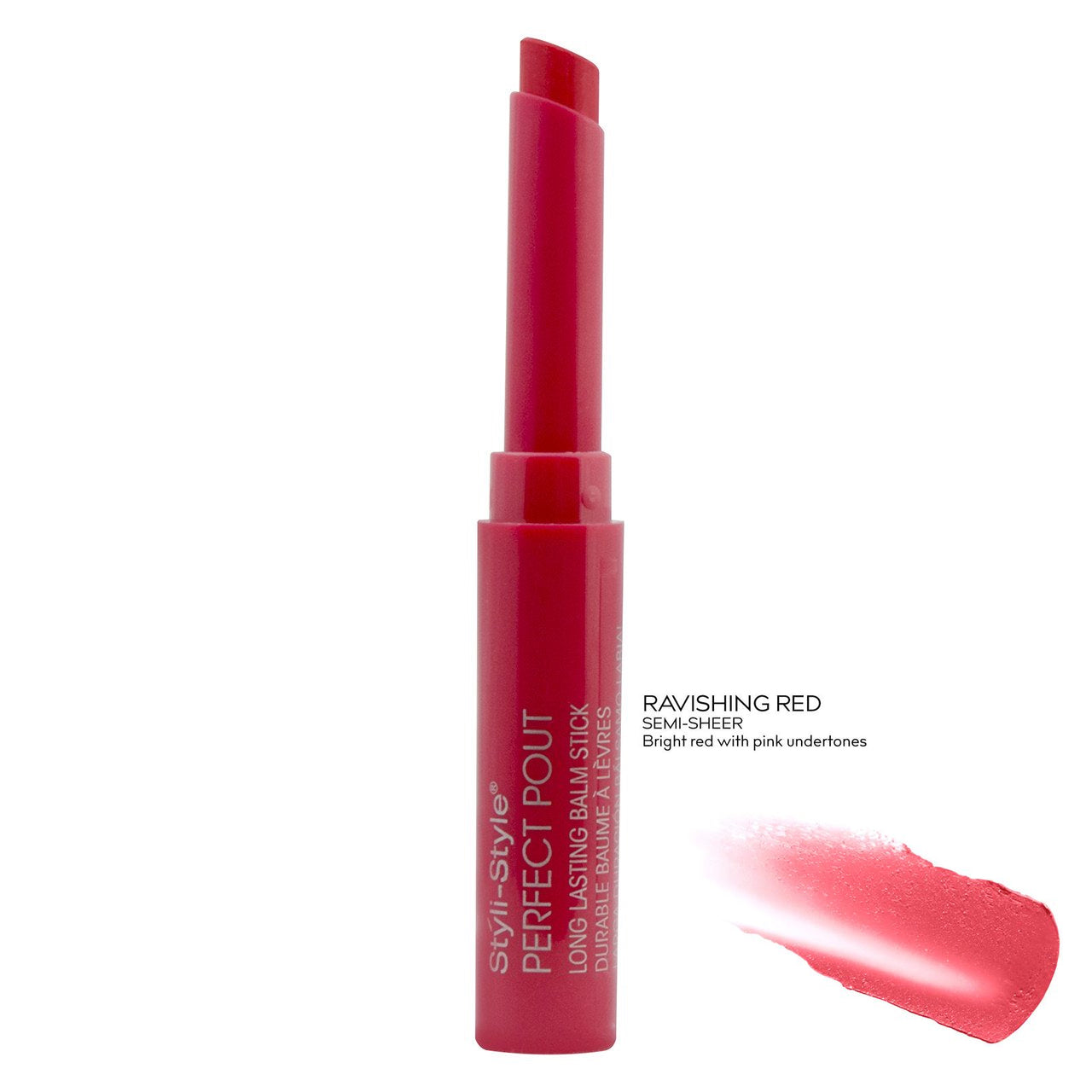 Styli Style Perfect Pout Long Lasting Balm Stick - Ravishing Red (LPP008) - ADDROS.COM
