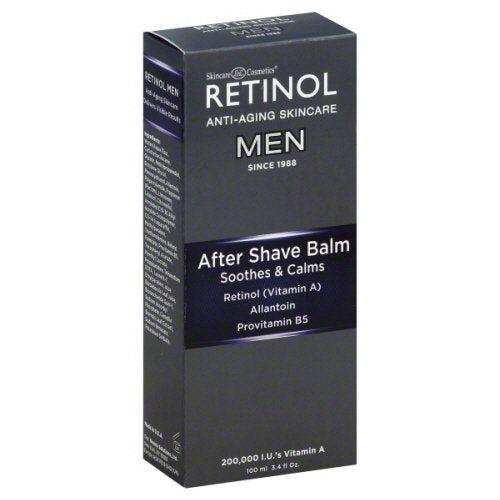 RETINOL After Shave Balm for Men - 3.4 oz. (100 ml) - ADDROS.COM