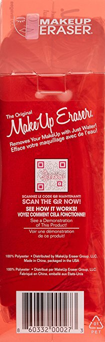 MAKEUP ERASER The Original Facial Exfoliator, Red - ADDROS.COM