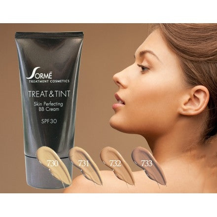 Sorme Cosmetics Treat & Tint Skin Perfecting BB Cream SPF 30 - 731 Light Honey - ADDROS.COM