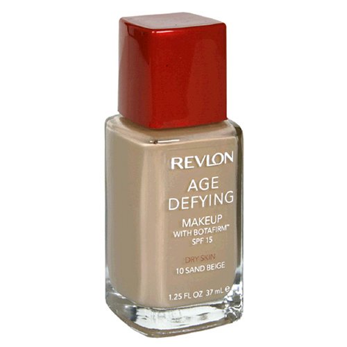 Revlon Age Defying Makeup with Botafirm, SPF 15, Dry Skin, Sand Beige 10 - ADDROS.COM