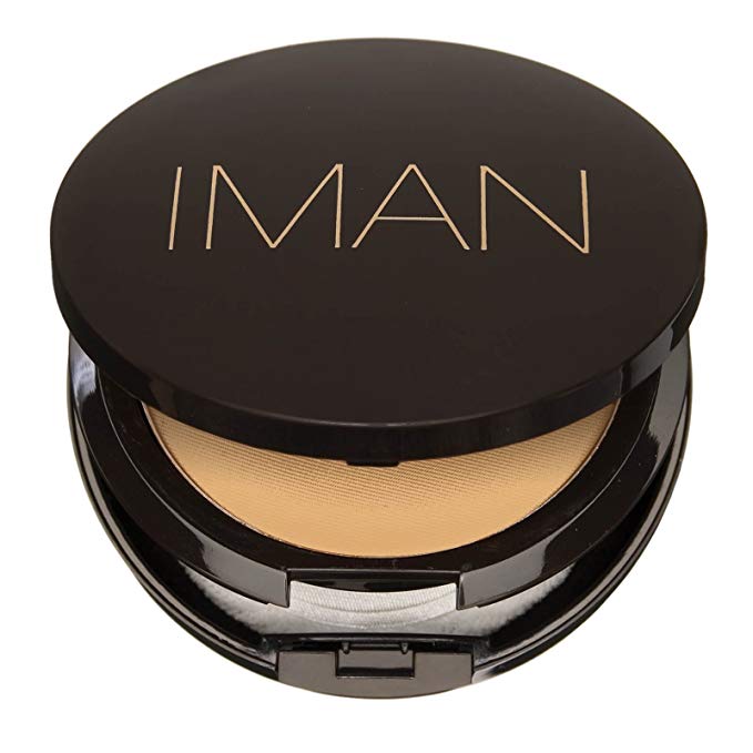 IMAN Luxury Pressed Powder, Sand Light Medium - ADDROS.COM