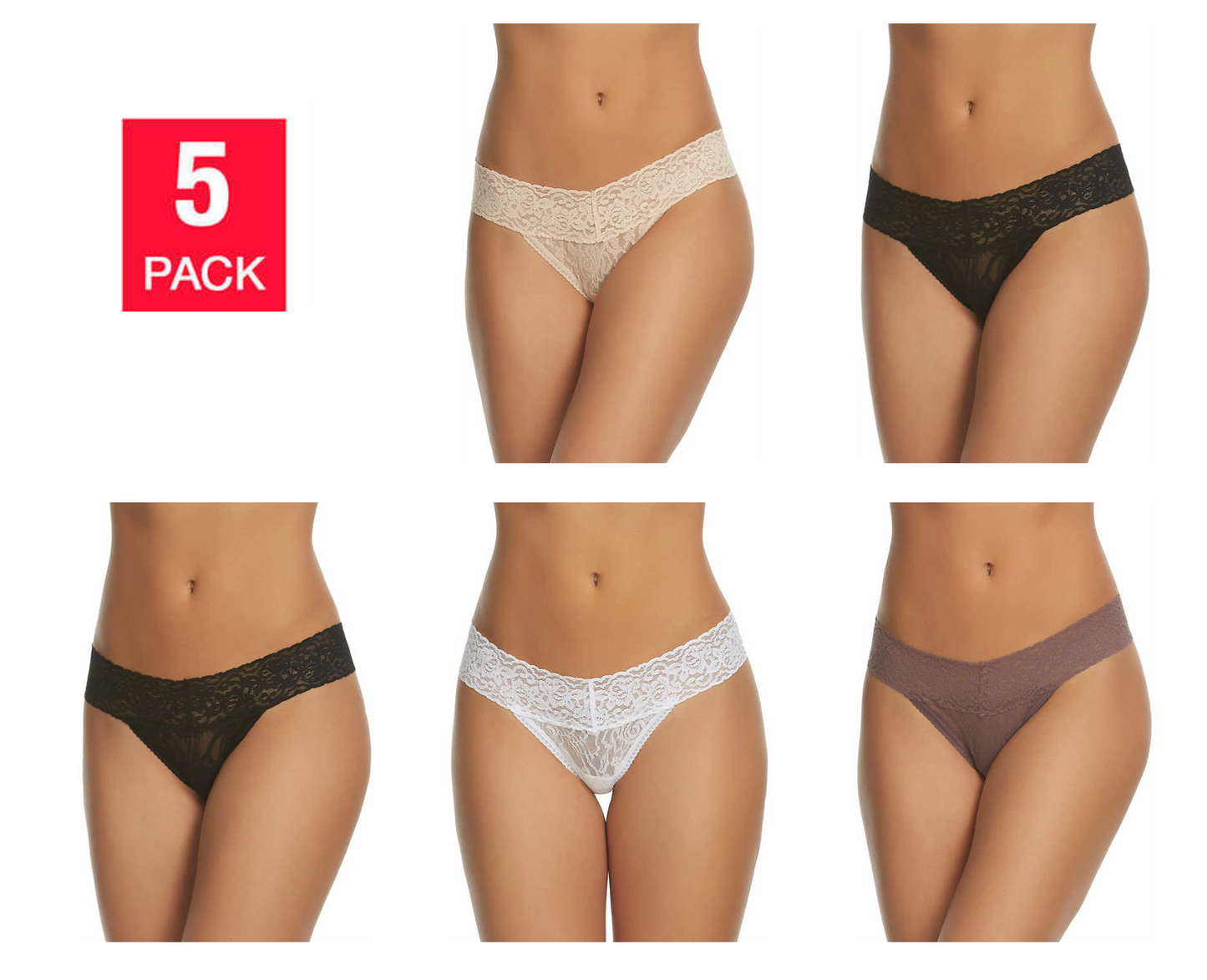 Felina Ladies' Lace Thong