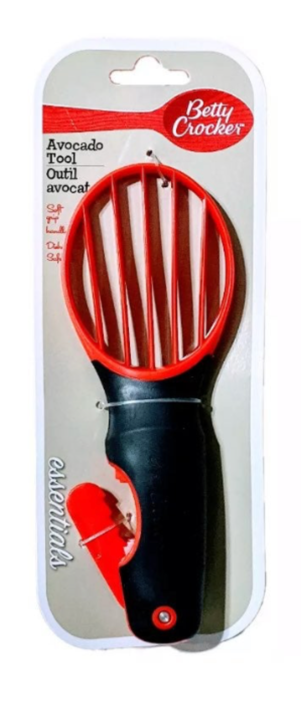 Betty Crocker Avocado Tools with Soft Grip Handles