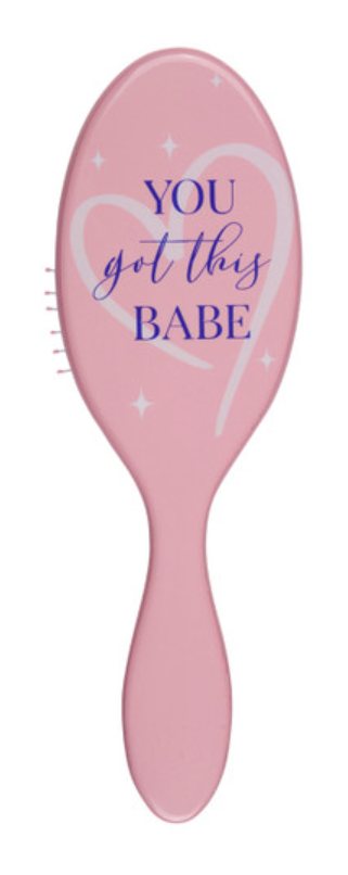 Cala Wet-N-Dry Detangling (You Got This Babe) Hair Brush (66814)
