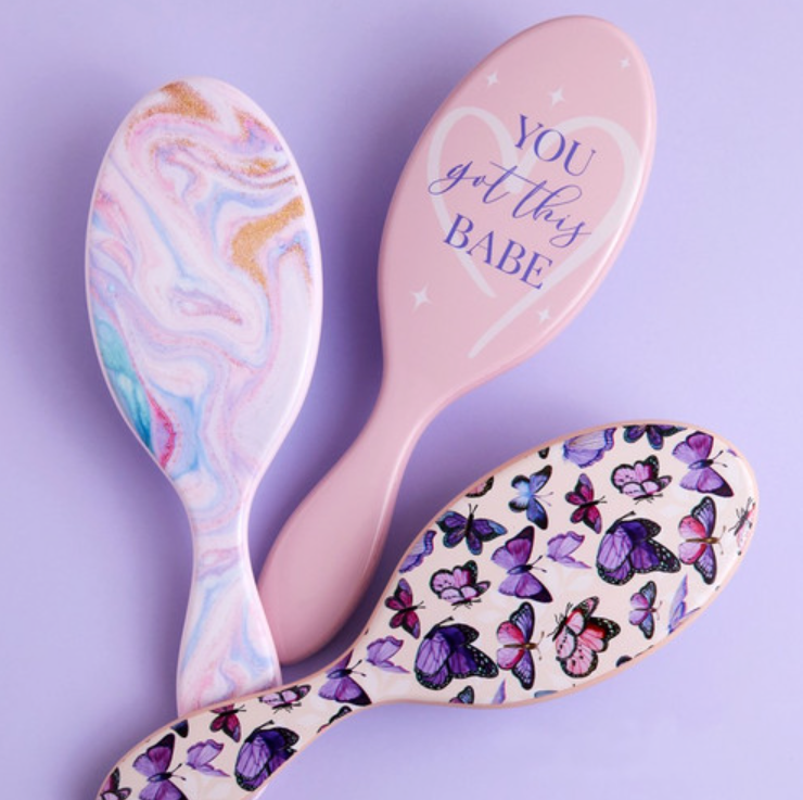 Cala Wet-N-Dry Detangling (Butterfly) Hair Brush (66811)