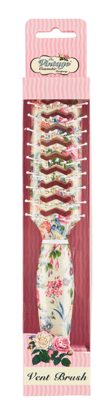 The Vintage Cosmetic Company Floral, Vent Hair Brush