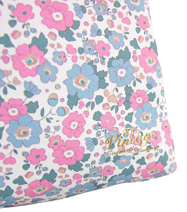 The Vintage Cosmetic Company Ditsy Floral Cosmetic / Make-up Bag