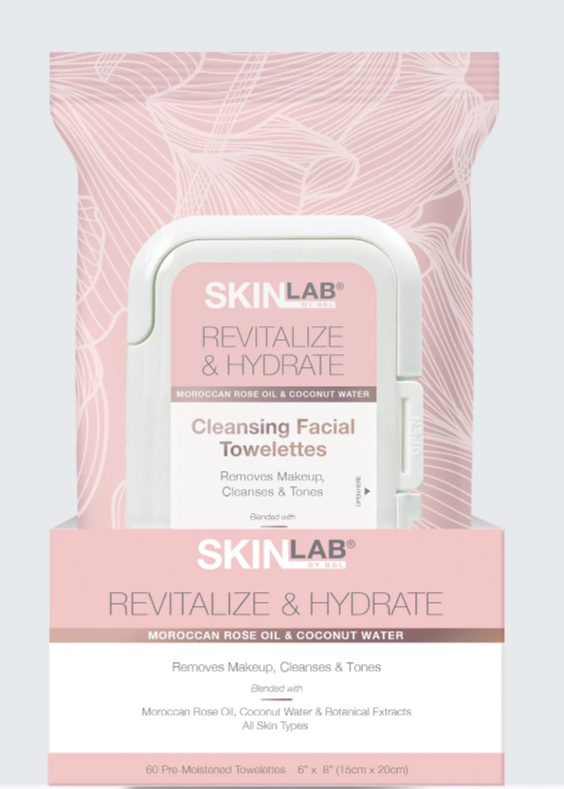 Cleansing Facial Wipes w/ Moroccan