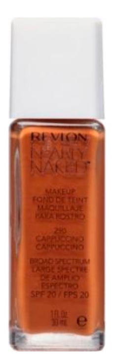 REVLON Nearly Naked Liquid Makeup Broad Spectrum SPF 20, Cappuccino 290, 1 Fluid Ounce - ADDROS.COM