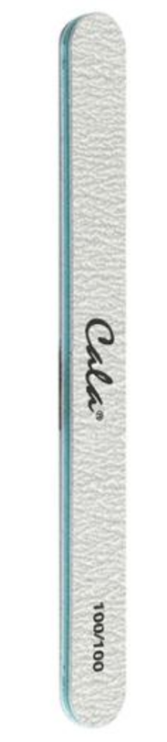 CALA Zebra Nail File Grit 100/100, Green Center (70132) - ADDROS.COM