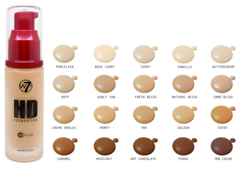 W7 COSMETICS HD Foundation