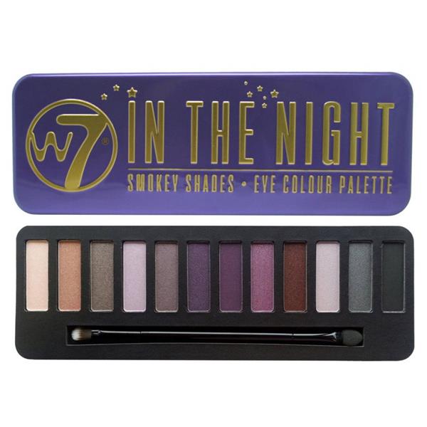W7 COSMETICS, In The Night - Smokey Shades -12 in 1 Eyeshadow Palette - ADDROS.COM