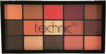 Technic Cosmetics 15 Colours Eyeshadow Palette, Sierra Sunset - ADDROS.COM