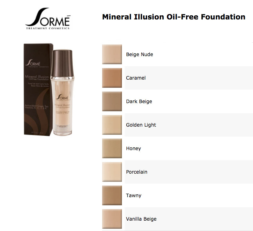 Sorme Cosmetics Mineral Illusion Foundation - Caramel 717 - ADDROS.COM