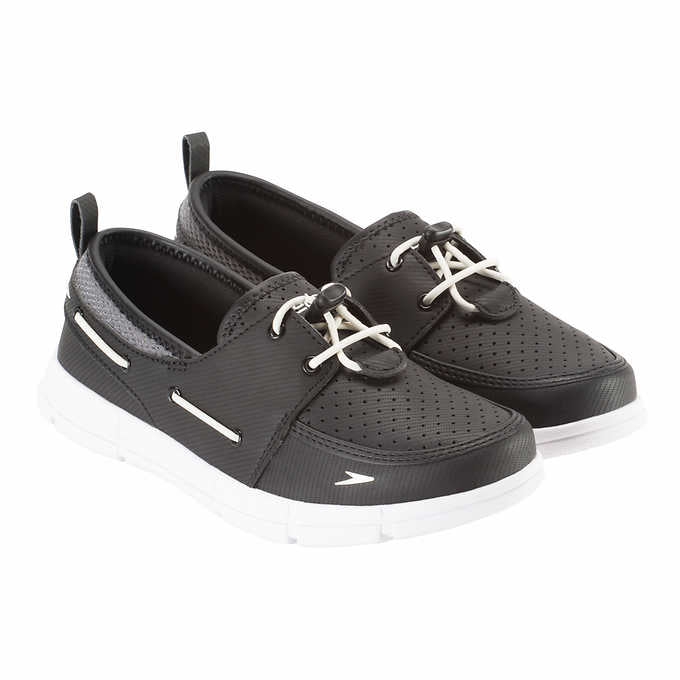 Speedo Ladies' Boat Shoe, (Size 9) Black - ADDROS.COM