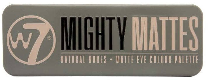 W7 COSMETICS Mighty Mattes Natural Nudes Matte Eye Shadow Colour Palette - ADDROS.COM