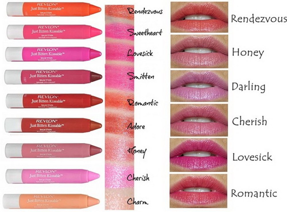 REVLON Just Bitten Kissable Balm Stain - lovesick passionnee 020 - 0.095 oz - ADDROS.COM