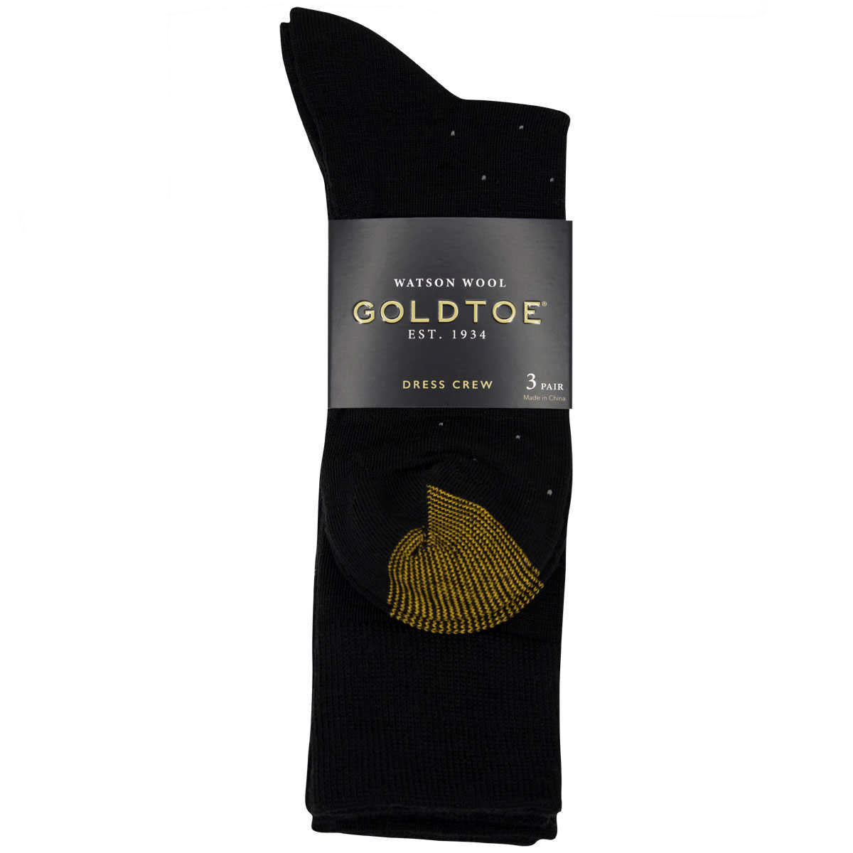 Gold Toe Men's Wool Blend Dress Sock (3 pair)