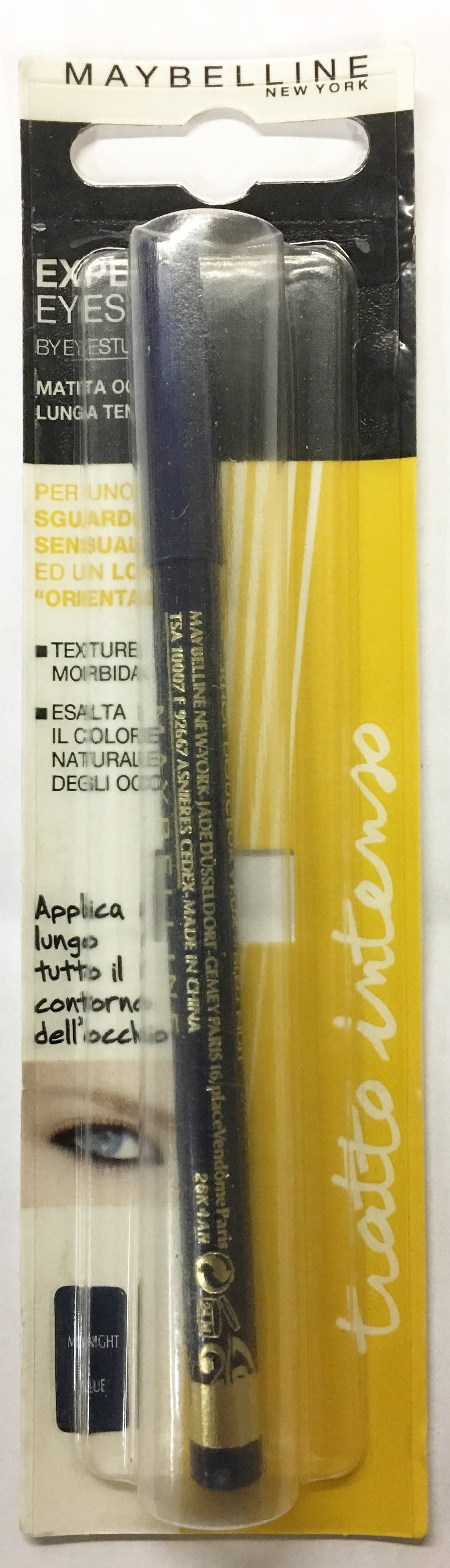Maybelline Expert Eyes Crayon Oriental Soft Khol Eyeliner - Midnight Blue - ADDROS.COM