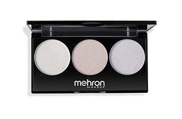Mehron Makeup (Cool) Highlight  - 3 Color Pro Palette - ADDROS.COM