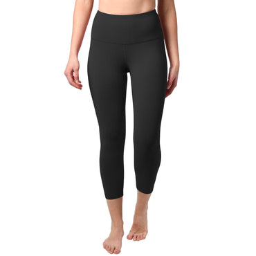 90 Degree by Reflex Girls High Waist Capri, Black ADDROS.COM