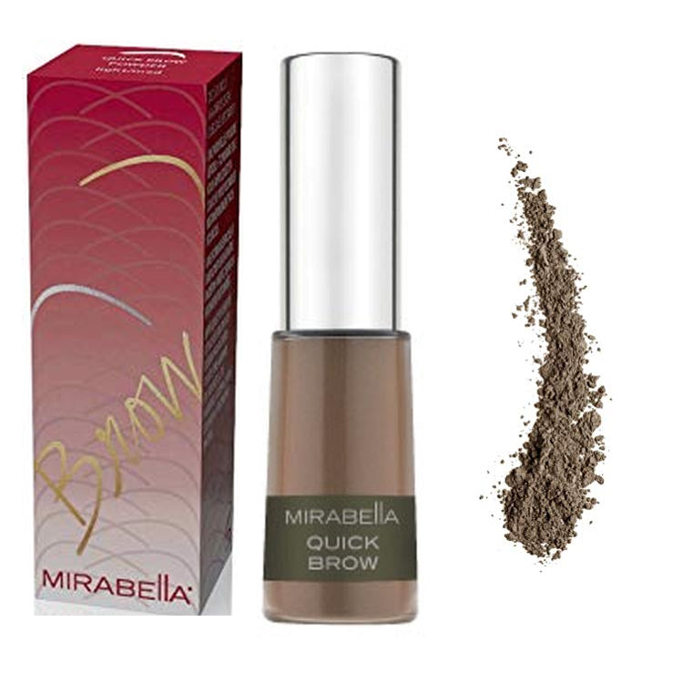 Mirabella Quick Brow Powder Filler for Eyebrows - Medium/Dark - ADDROS.COM