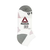 Reebok Men's Low-Cut Socks Performance Training 8 Pairs, Size 10-13 (White)