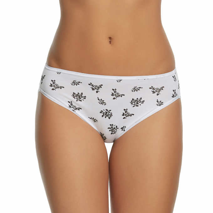 Felina Ladies' Cotton Stretch, Hi Cut Bikini (6-pack) - ADDROS.COM