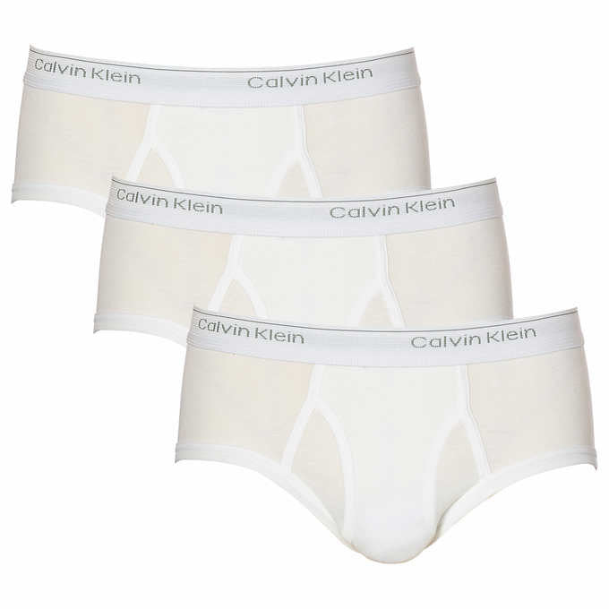 Calvin Klein Men's Classic Briefs (3 Pack) - ADDROS.COM