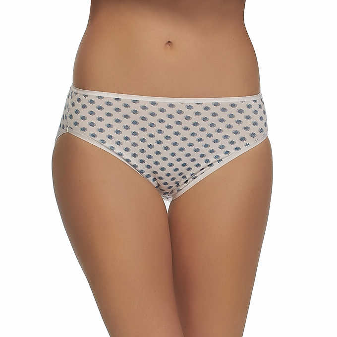 Felina Ladies' Hi-Cut Panty - Large Assorted Colors (8-pack) - ADDROS.COM